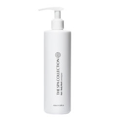 Luxurious Hair & body wash in Lemongrass Fragrance in a 400ml white, modern bottle by The Spa Collection